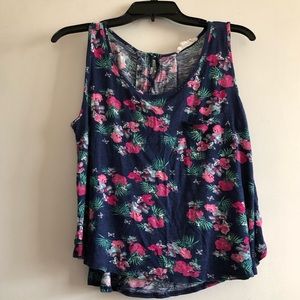 Floral tank top